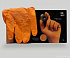 Перчатки JSN NATRIX нескользящие одноразовые ОРАНЖЕВЫЕ нитриловые,толщ.0,15мм, длина 240мм, р.ХL/50шт