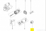 Бендикс стартера 6001547546  (1.4-1,6MPI) Renault Logan