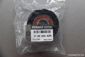 Ролик обводной ремня генератора 8200598966 Renault Logan (ГУР+конд)