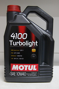 Масло моторное 10w40 4100 Turbolight (п/синт.4л) SL/CF