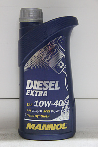 Масло моторное 10W40 Diesel Extra (п/синт. 1л) CH-4/SL