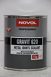 герметик новол полиуретановый шовный серый GRAVIT 620 1л