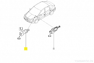 Датчик педали тормоза 8200276361 Renault Logan