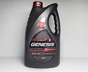 Масло моторное  5W40 GENESIS ARMORTECH CN SP/CF (FOR CHINESE CAR) (синт.4л) 